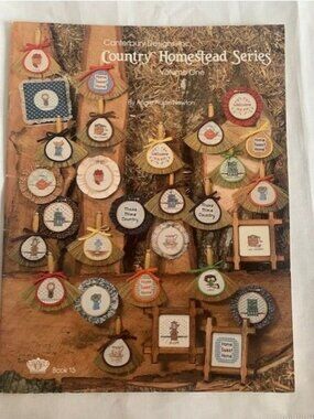 Canterbury Designs Country Homestead Series Vol 1 Cross Stitch Pattern Book